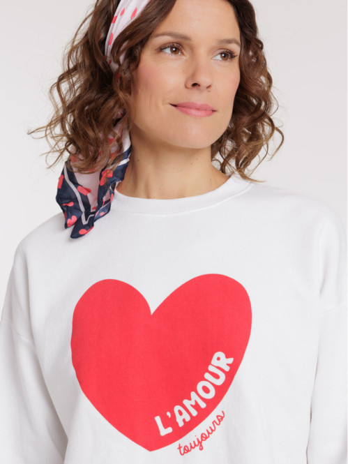 Sweat coeur Saint-Valentin...