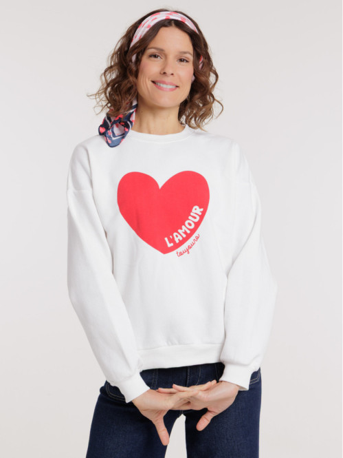 Sweat coeur Saint-Valentin...