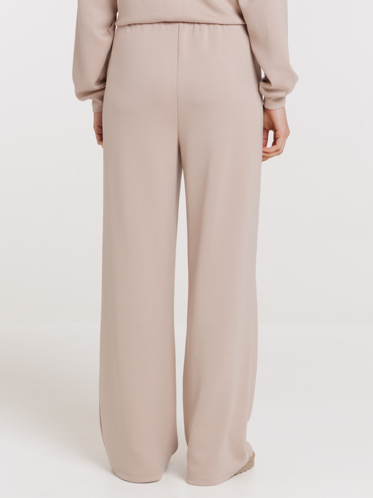 Jogging large taupe clair femme