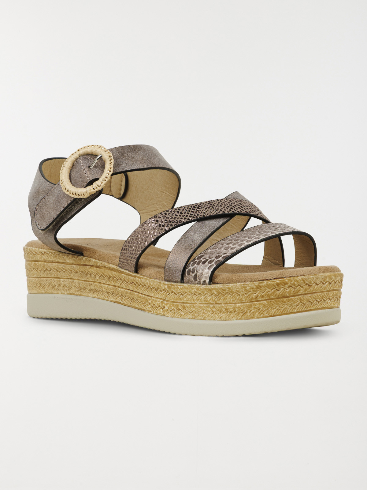 Sandales semelle compensée femme (36-41)