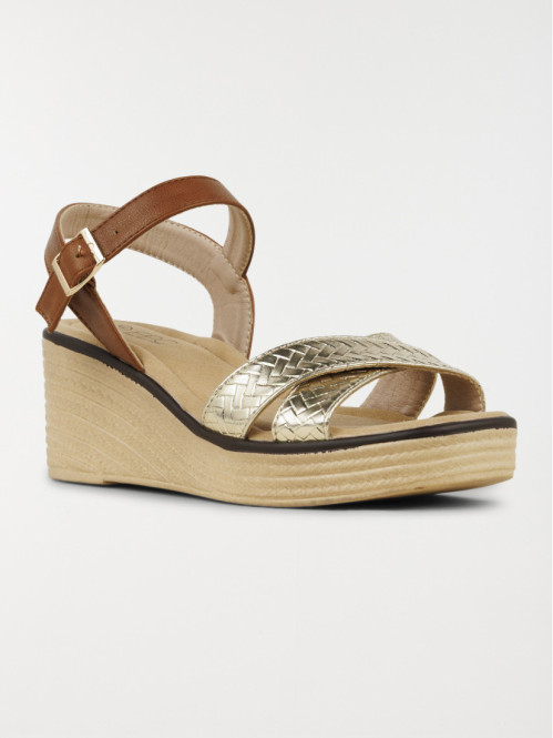 Sandales compensées femme...