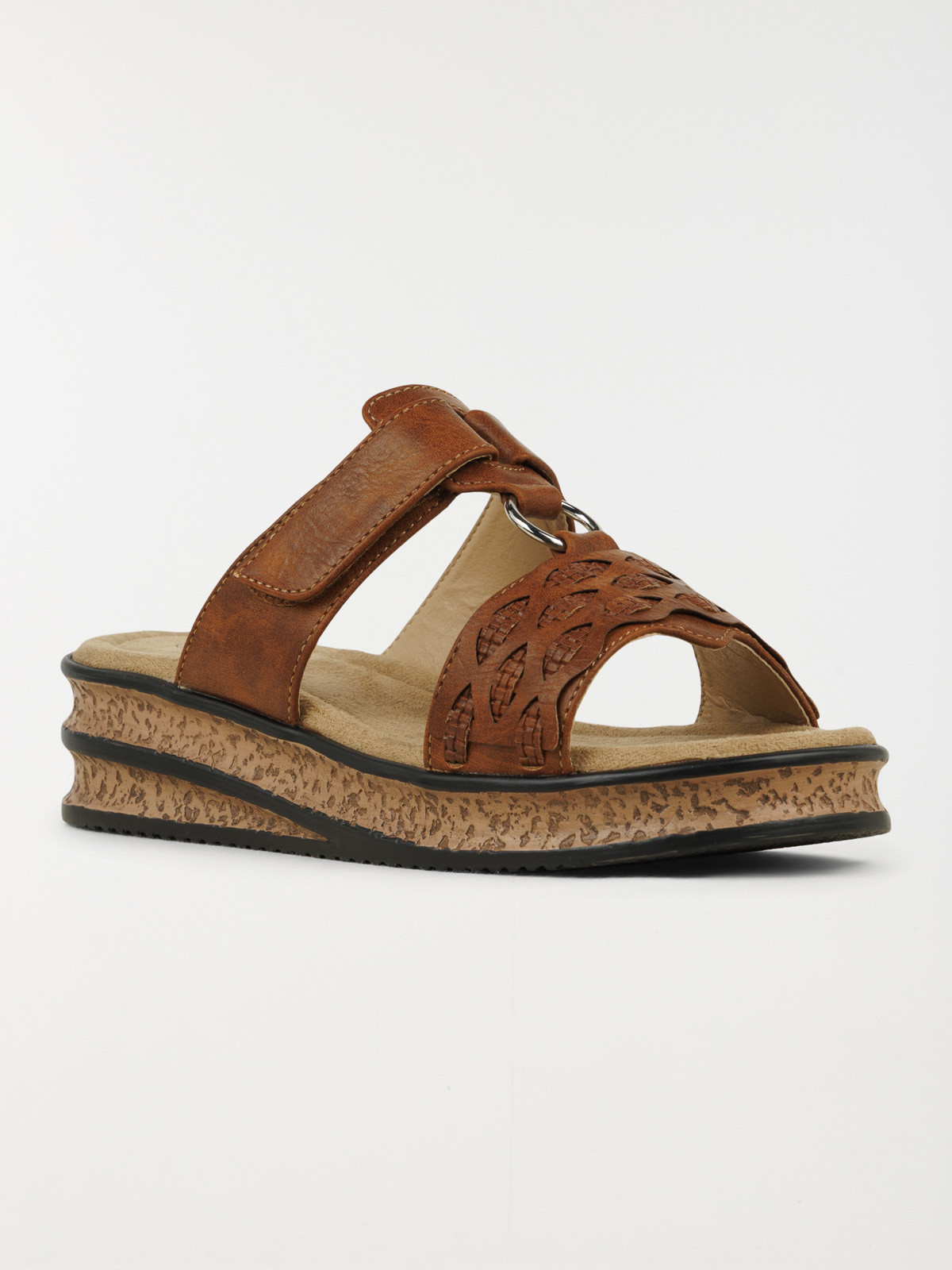 Mule confort marron femme (36-41)