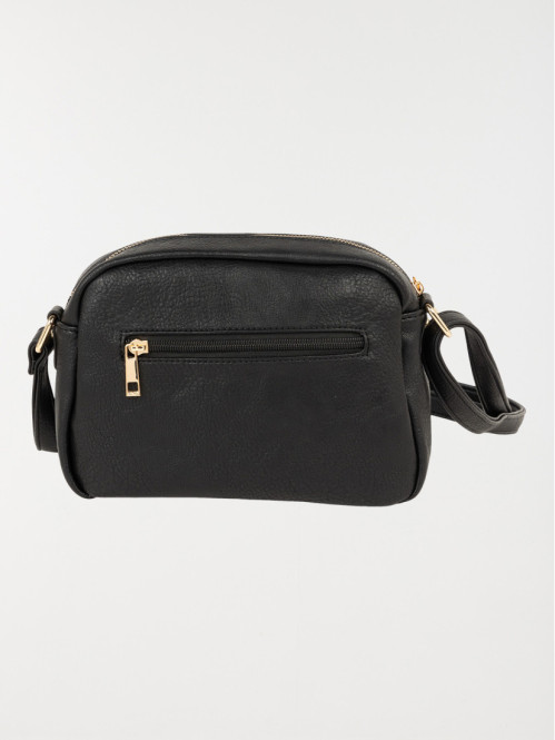 Sac besace trèfle doré femme