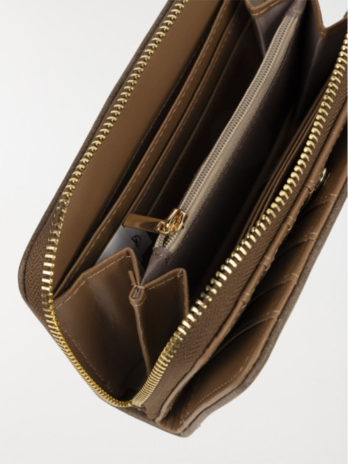 Portefeuille uni femme