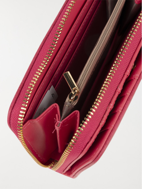 Portefeuille uni femme