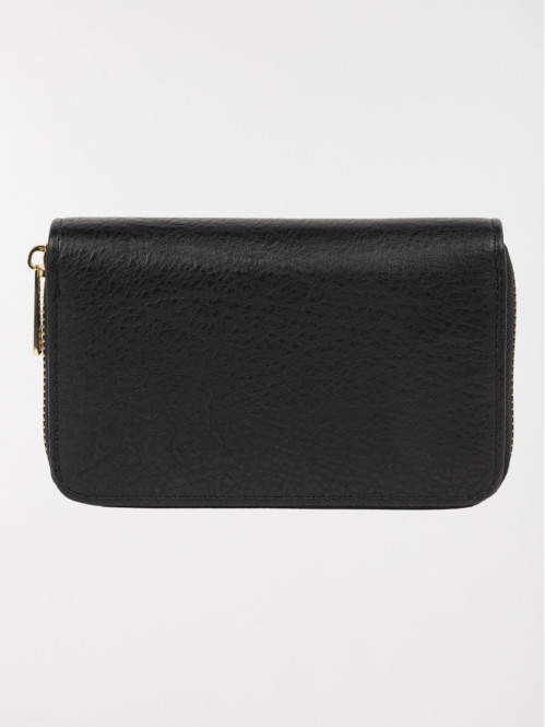 Portefeuille uni femme