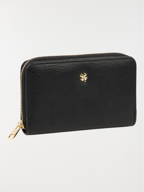 Portefeuille uni femme