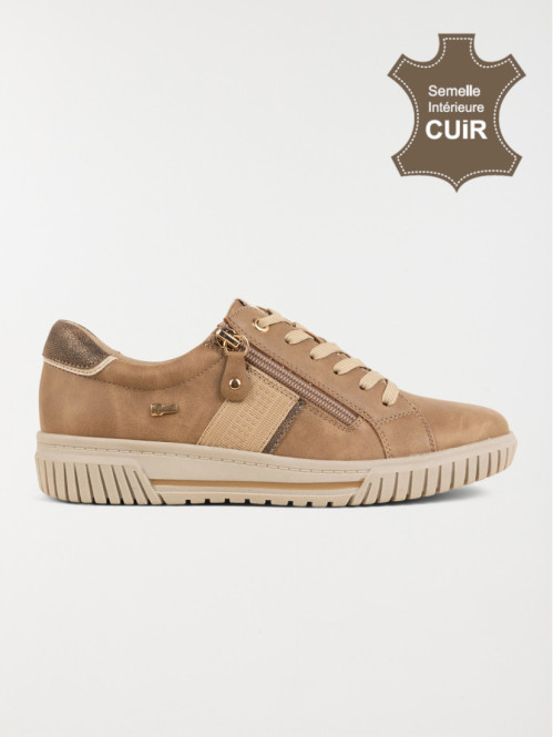 Basket confort taupe femme (36-41)