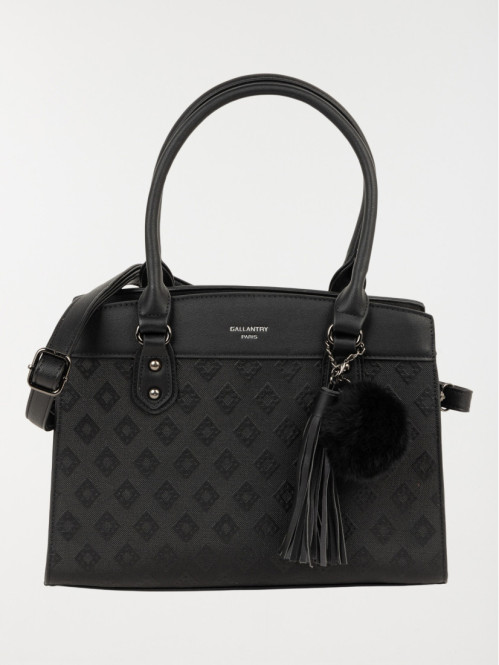 Sac à main pompon femme