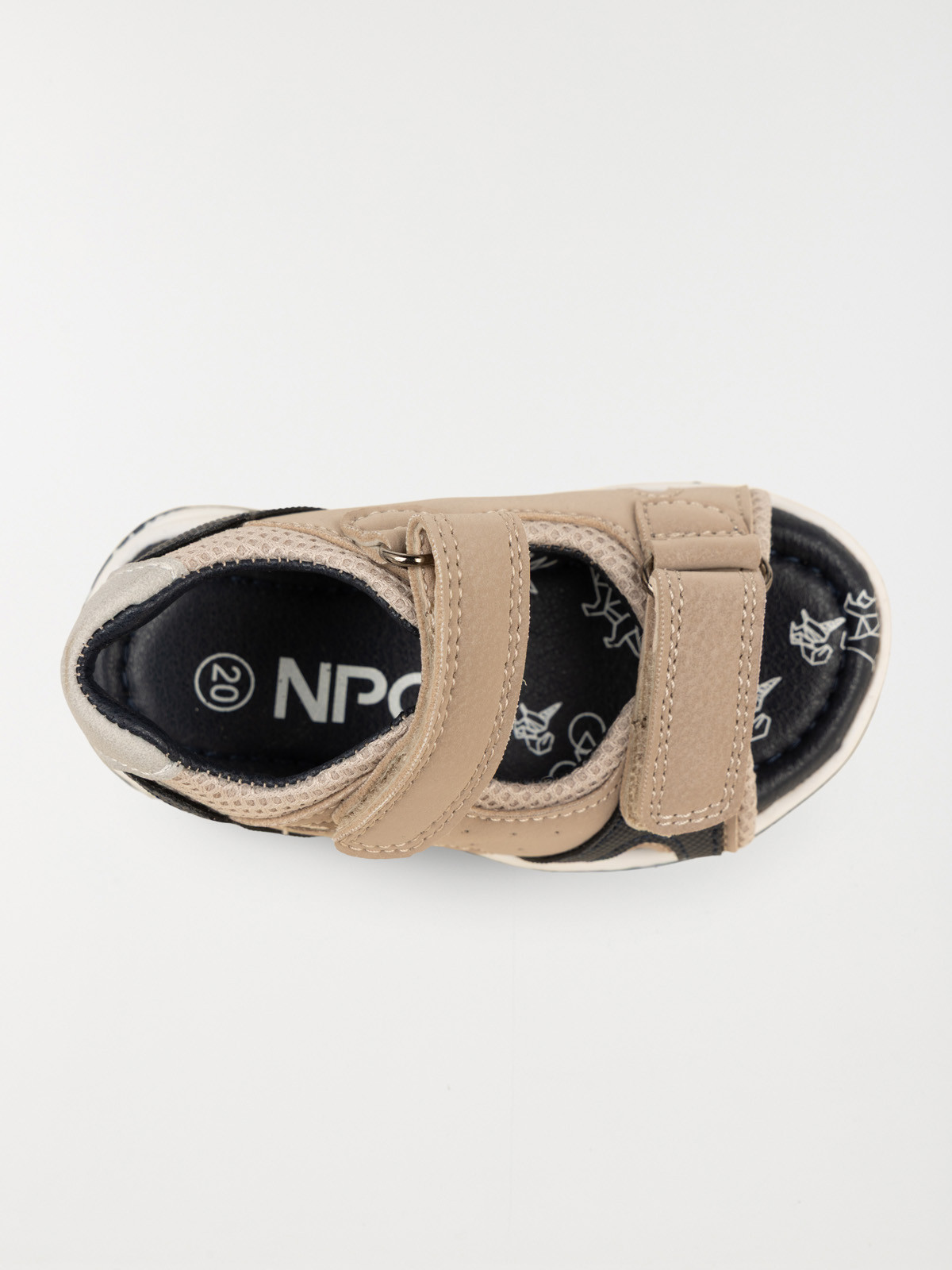 Sandale scratch beige garçon (19-23)