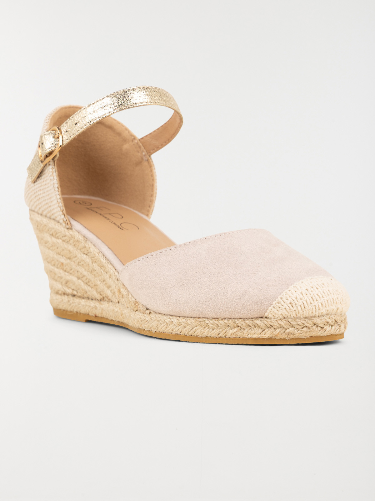 Sandales compensées beige femme (36-41)