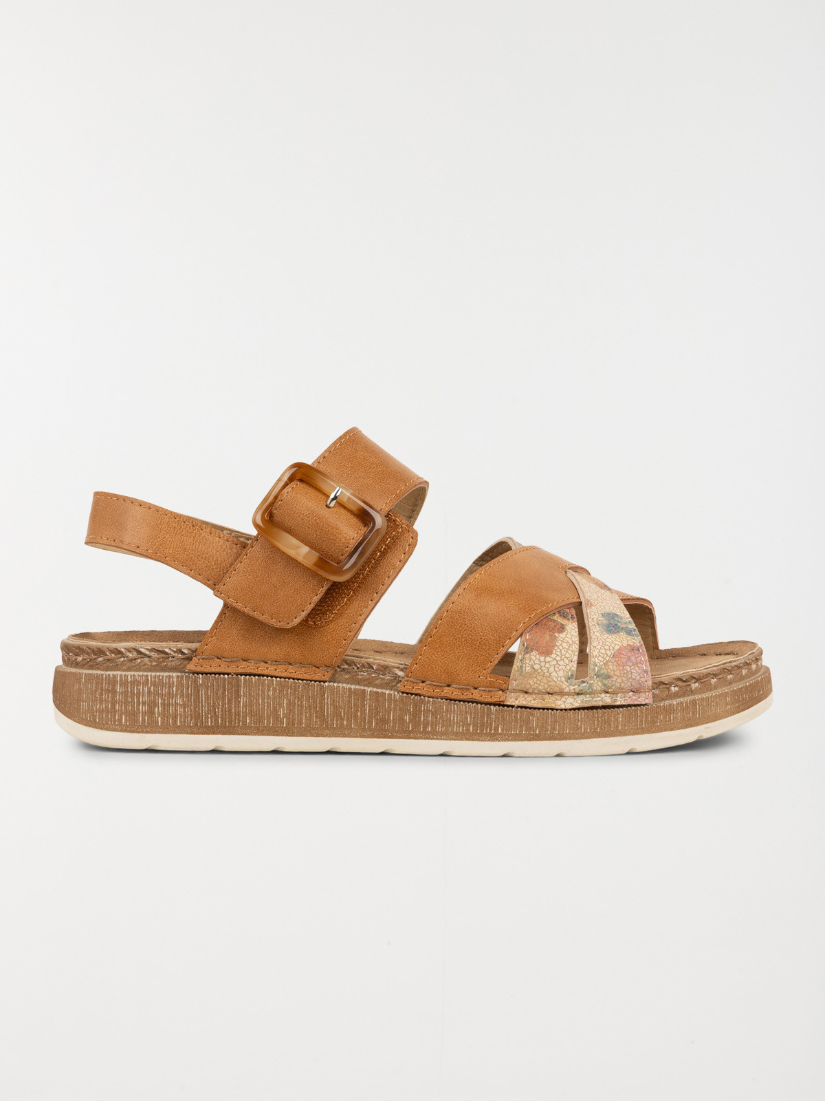Sandales brides fleuries femme (36-41)