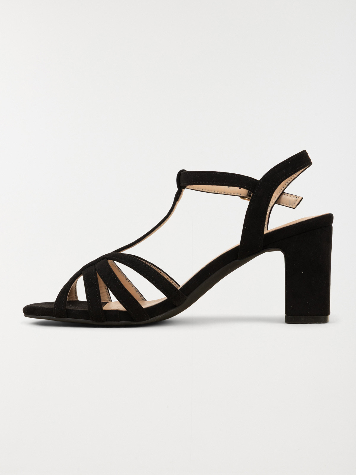 Sandales noires femme à talons (36-41)