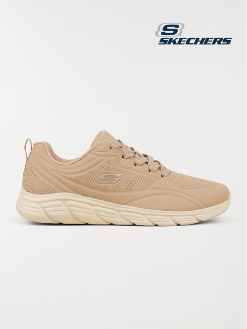 Basket Skechers femme beige...