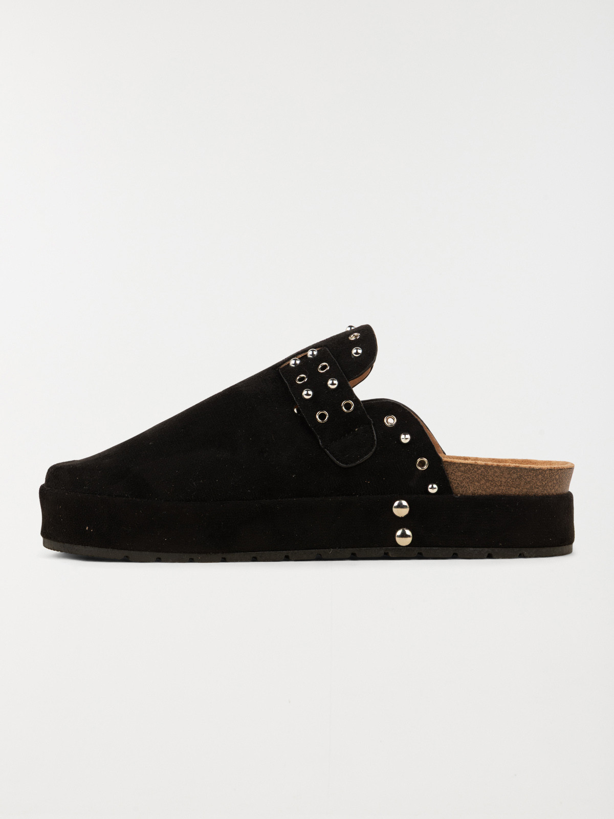 Mule plateforme femme noire (36-41)
