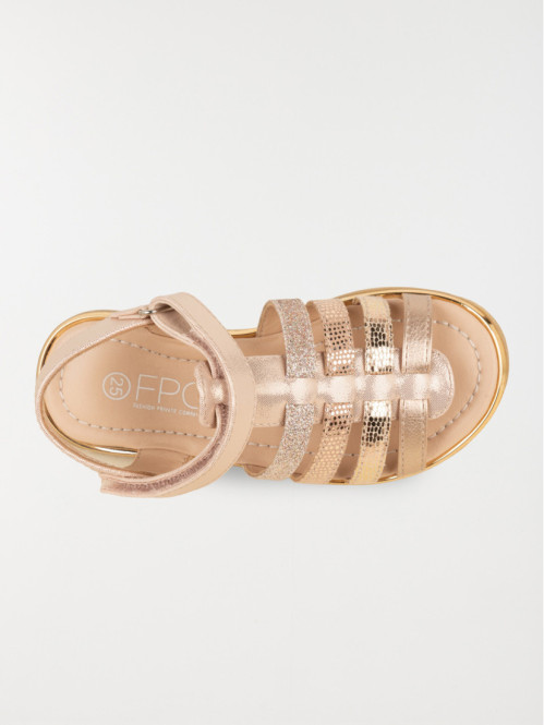 Sandales pailletées fille...