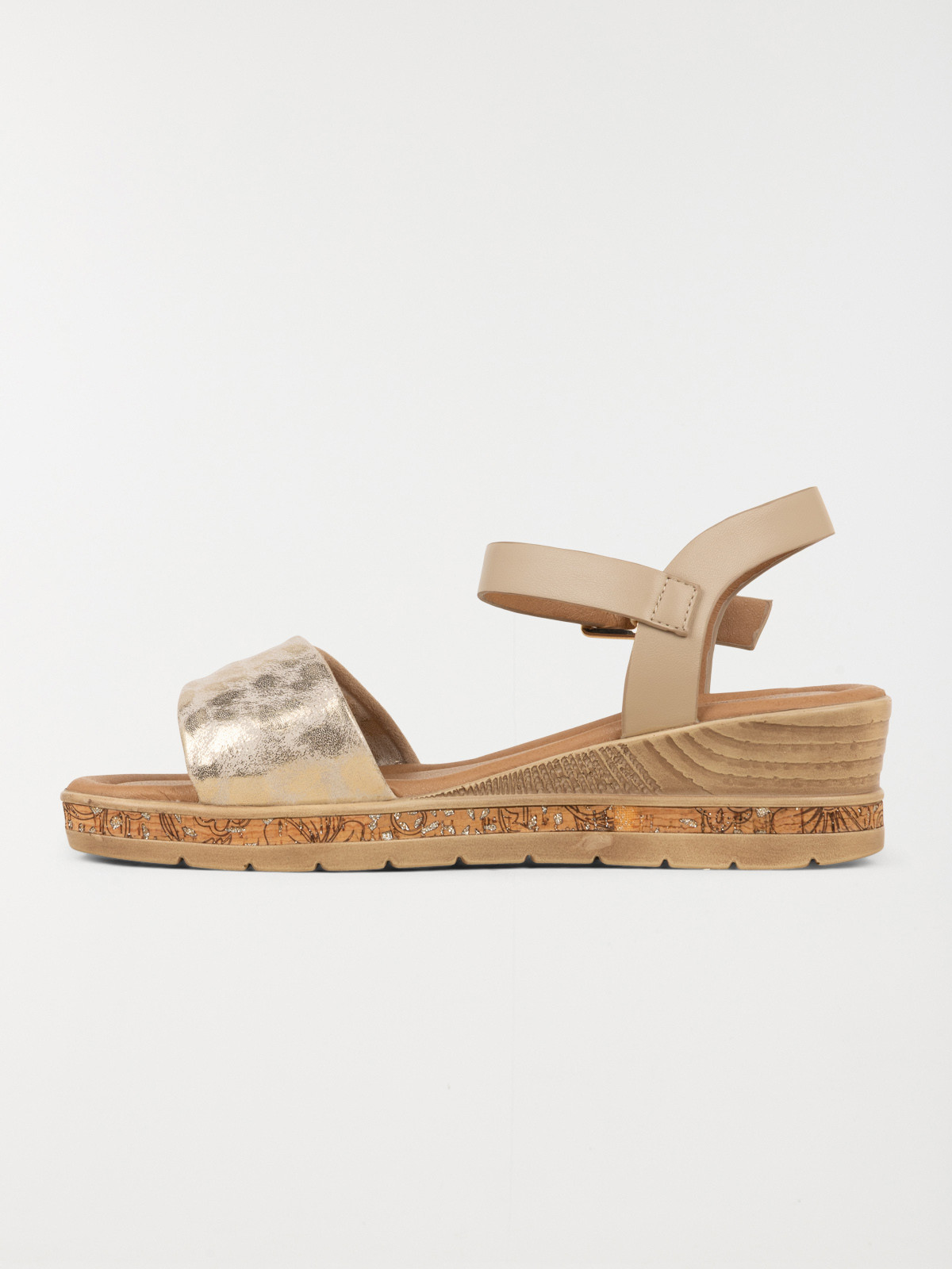 Sandales coloris taupe femme (36-41) Sandales coloris taupe femme (36-41)