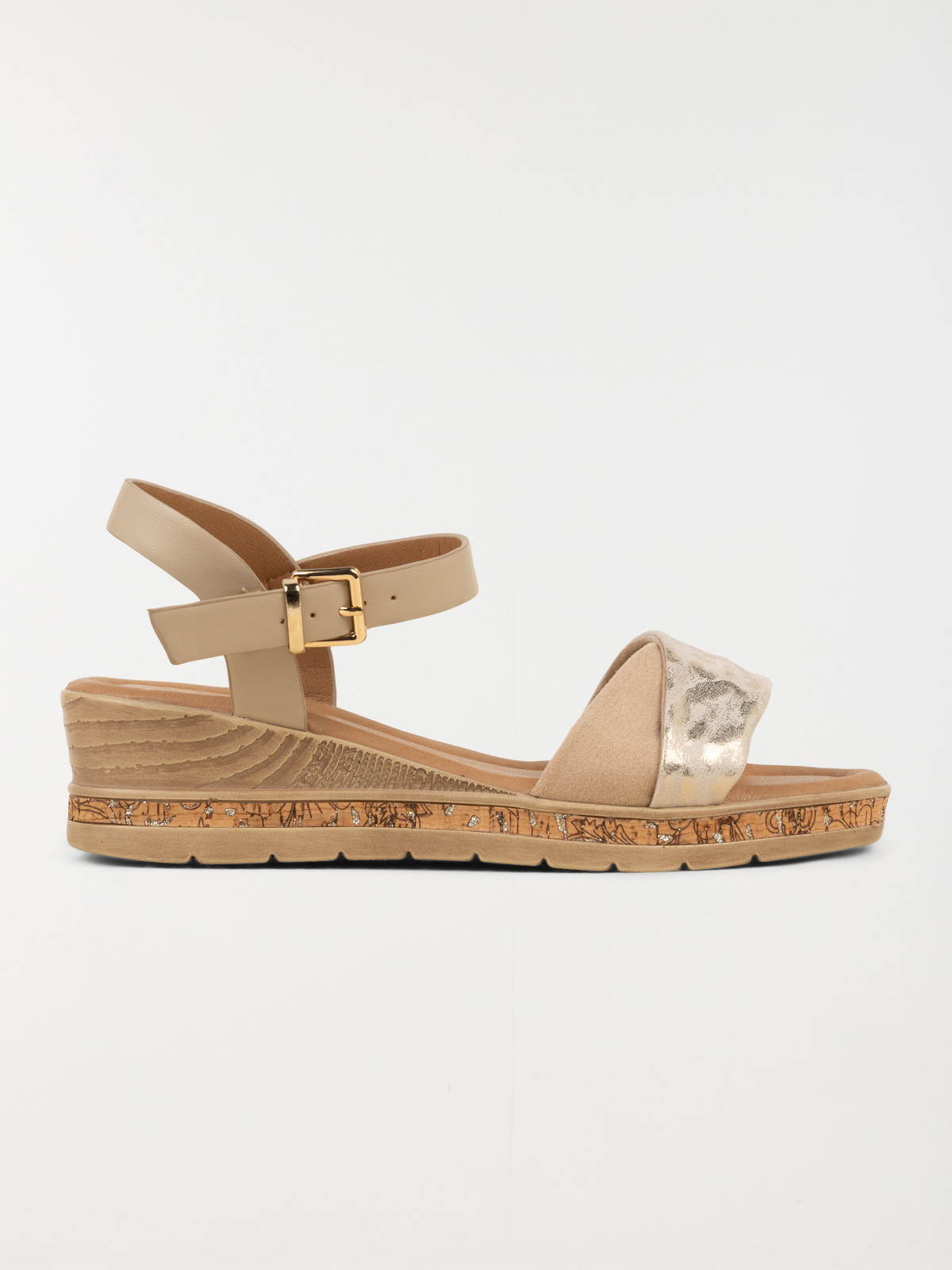 Sandales coloris taupe femme (36-41) Sandales coloris taupe femme (36-41)