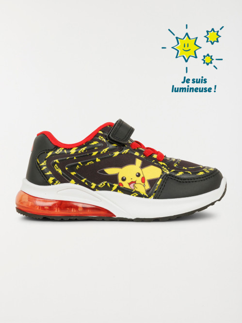 Baskets noires Pikachu...
