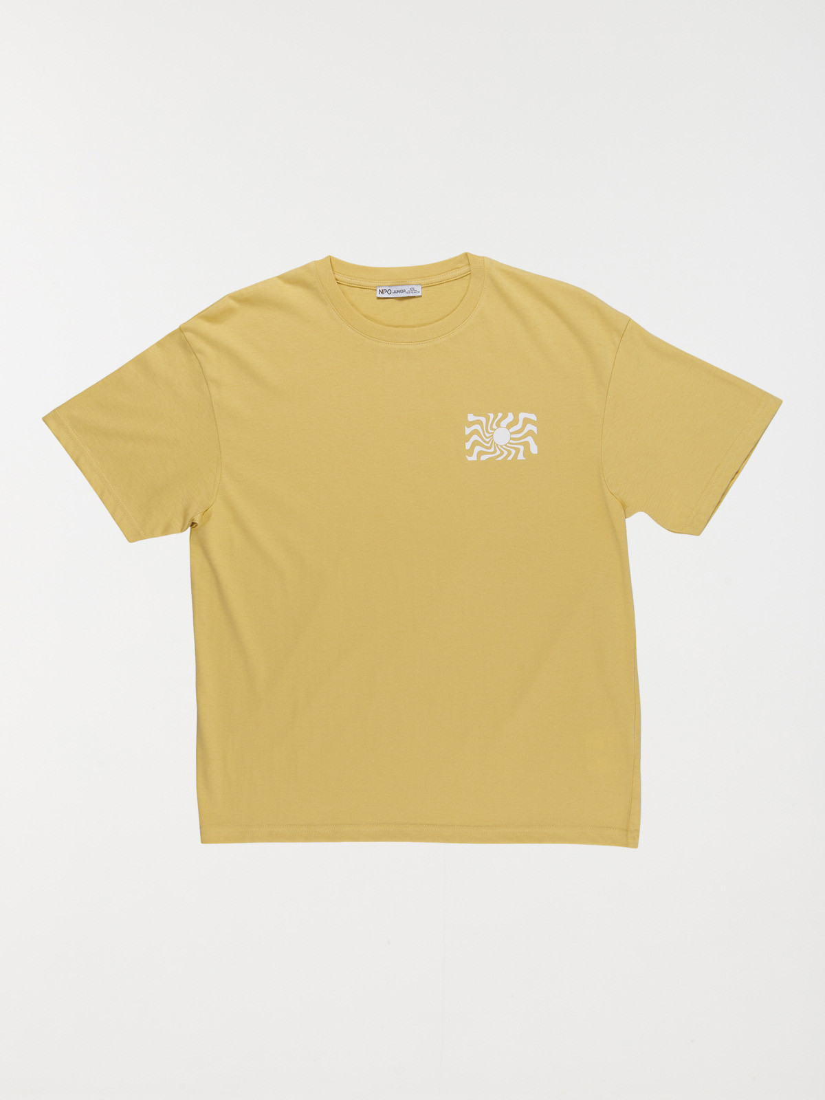 Tee-shirt garçon jaune doux (XXS-M) Tee-shirt garçon jaune doux (XXS-M)