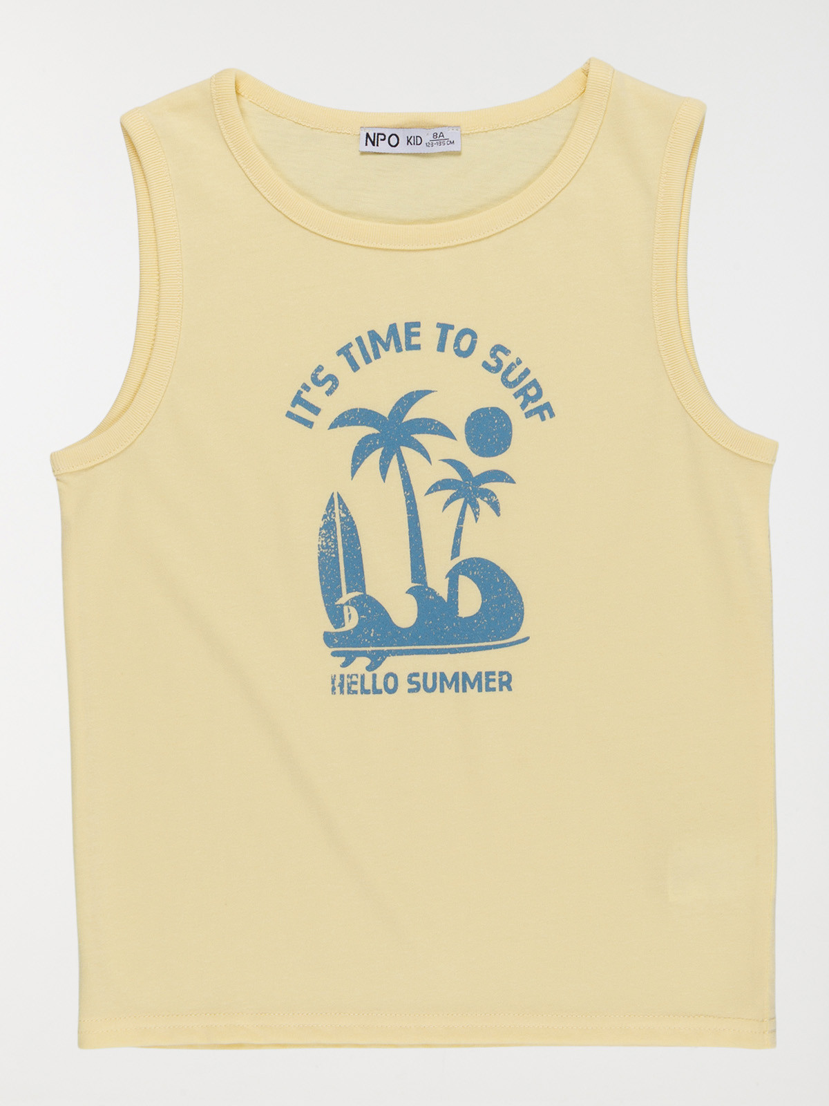 Débardeur hello summer garçon (3-12A)