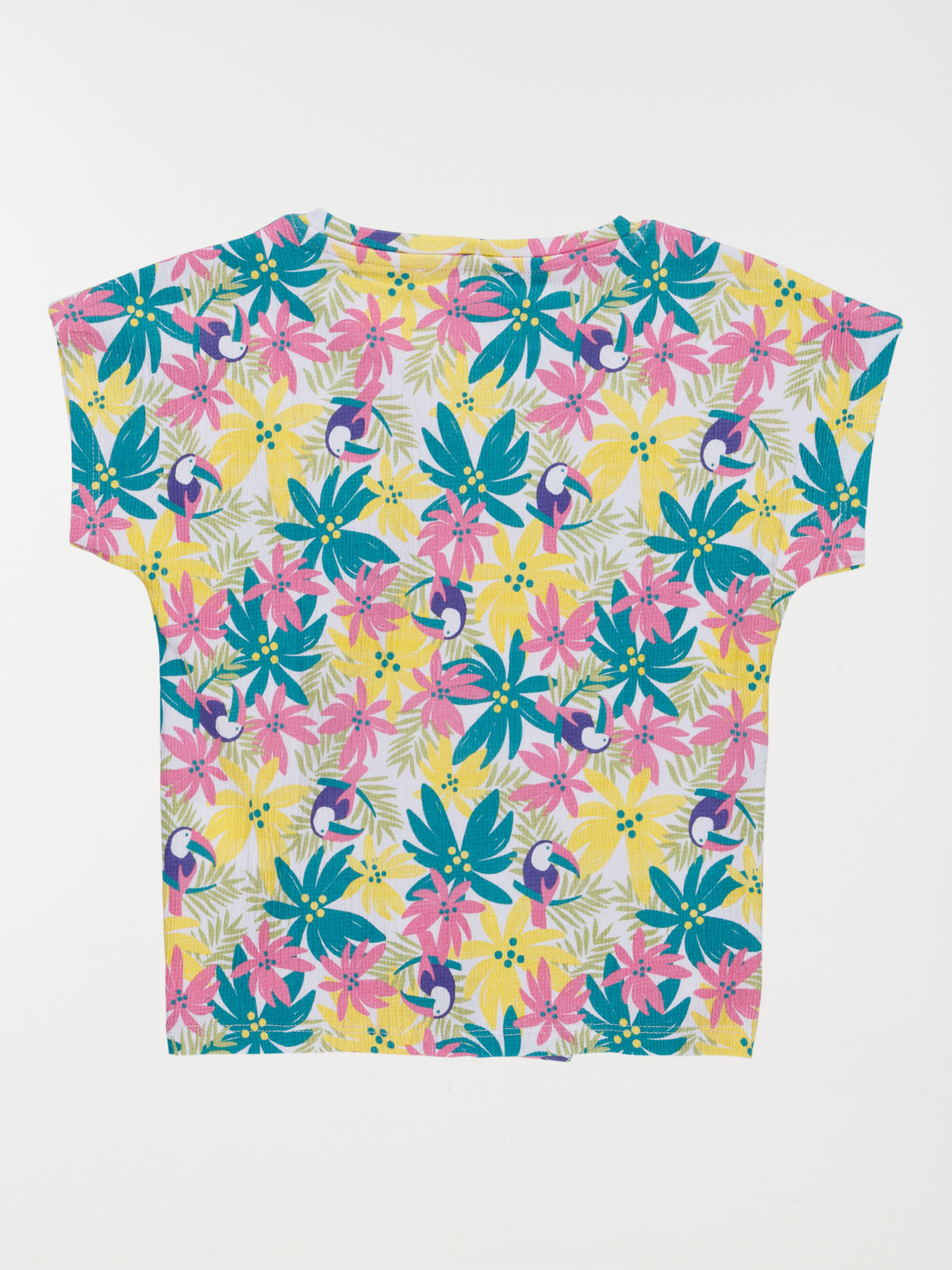 T-shirt imprimé tropical fille (3-12A)