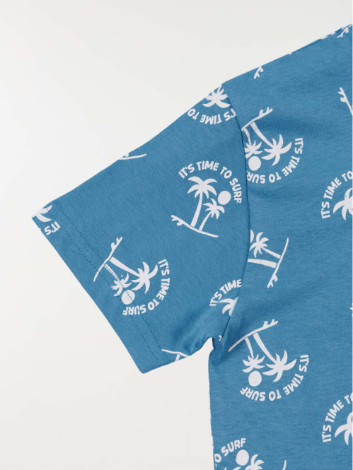 Tee-shirt motif palmier...