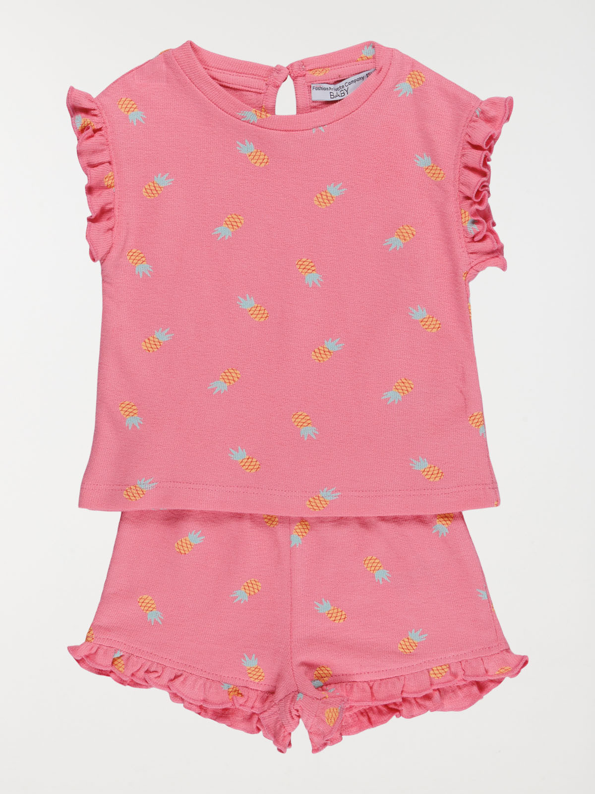 Ensemble t-shirt et short fille (3-36M) Ensemble t-shirt et short fille (3-36M)