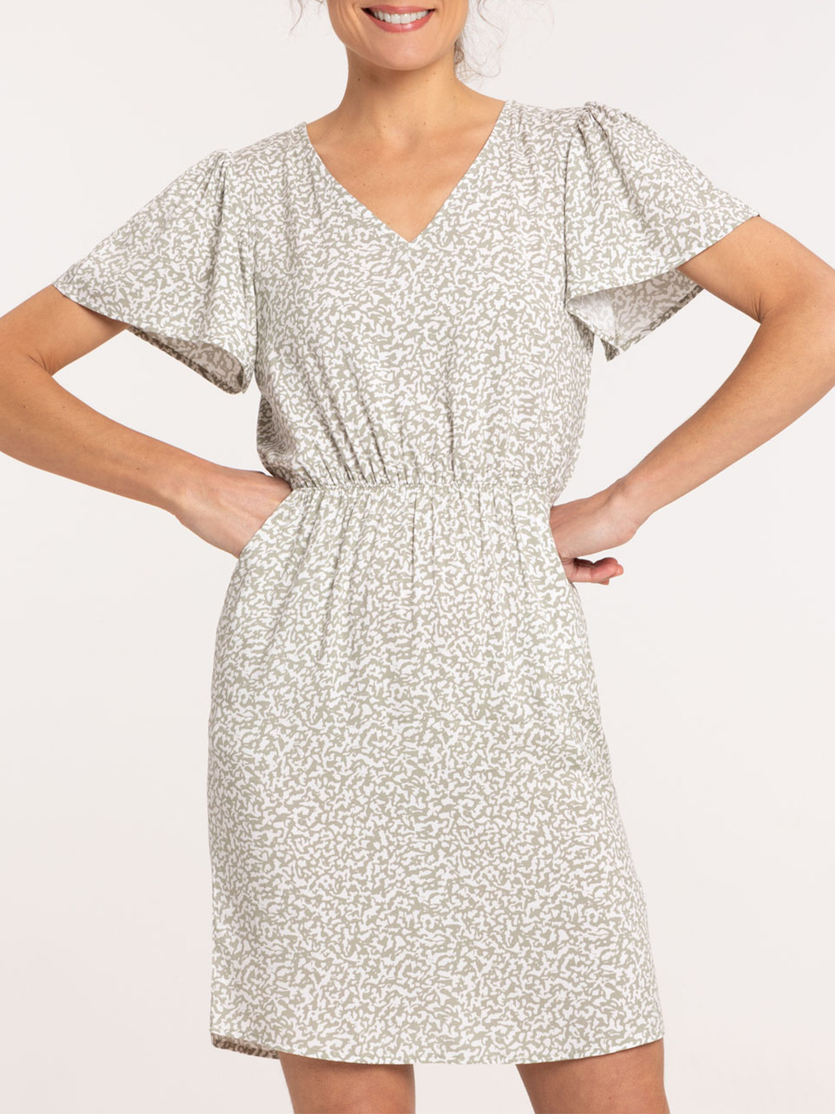 Robe motif fantaisie femme