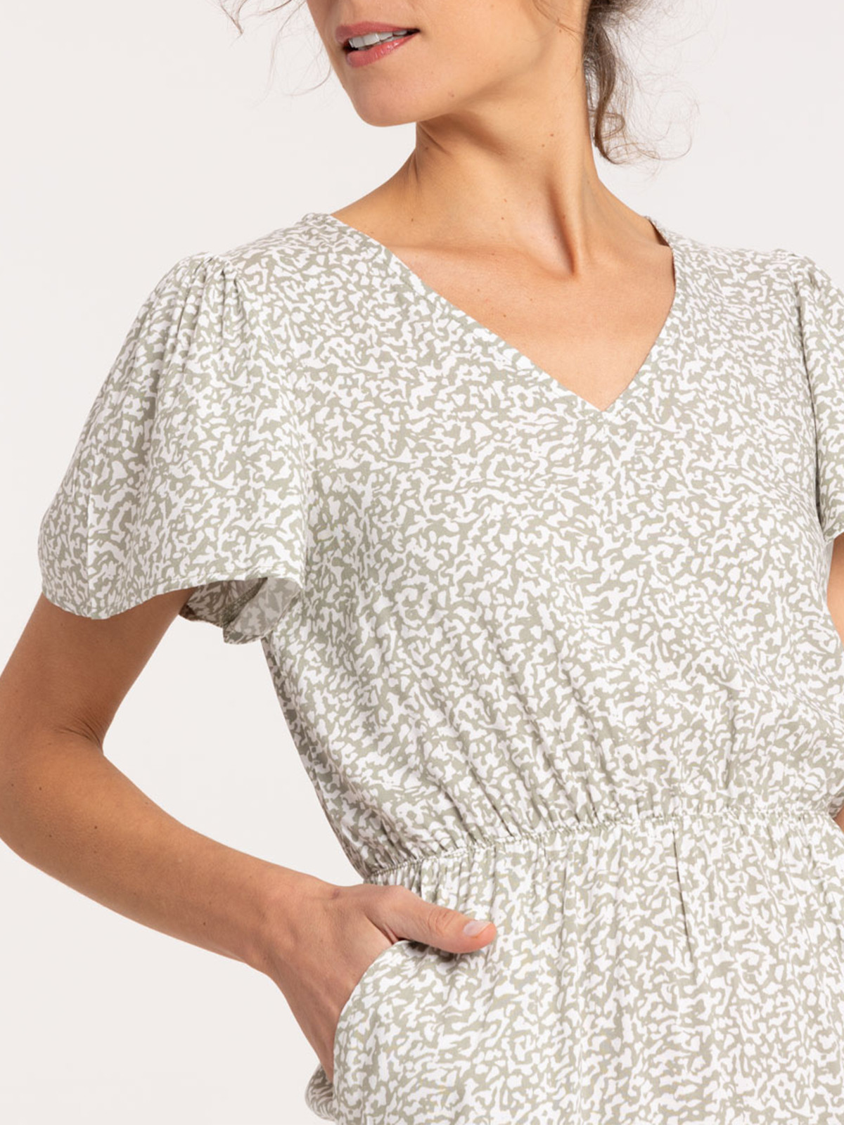 Robe motif fantaisie femme