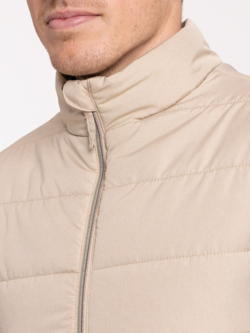 Blouson sans manches sable...