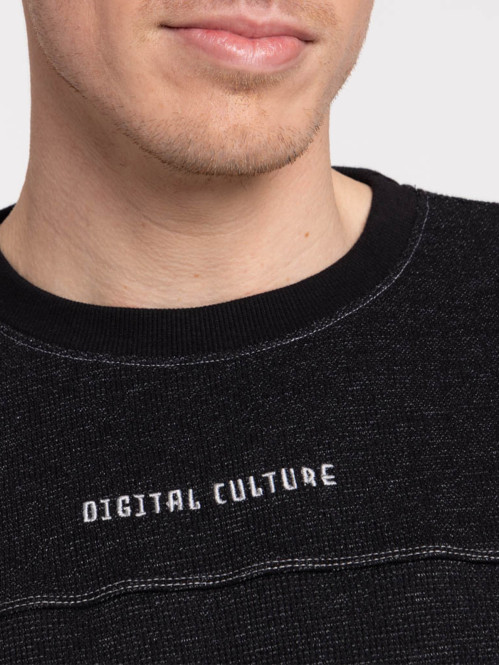 T-shirt imprimé noir homme