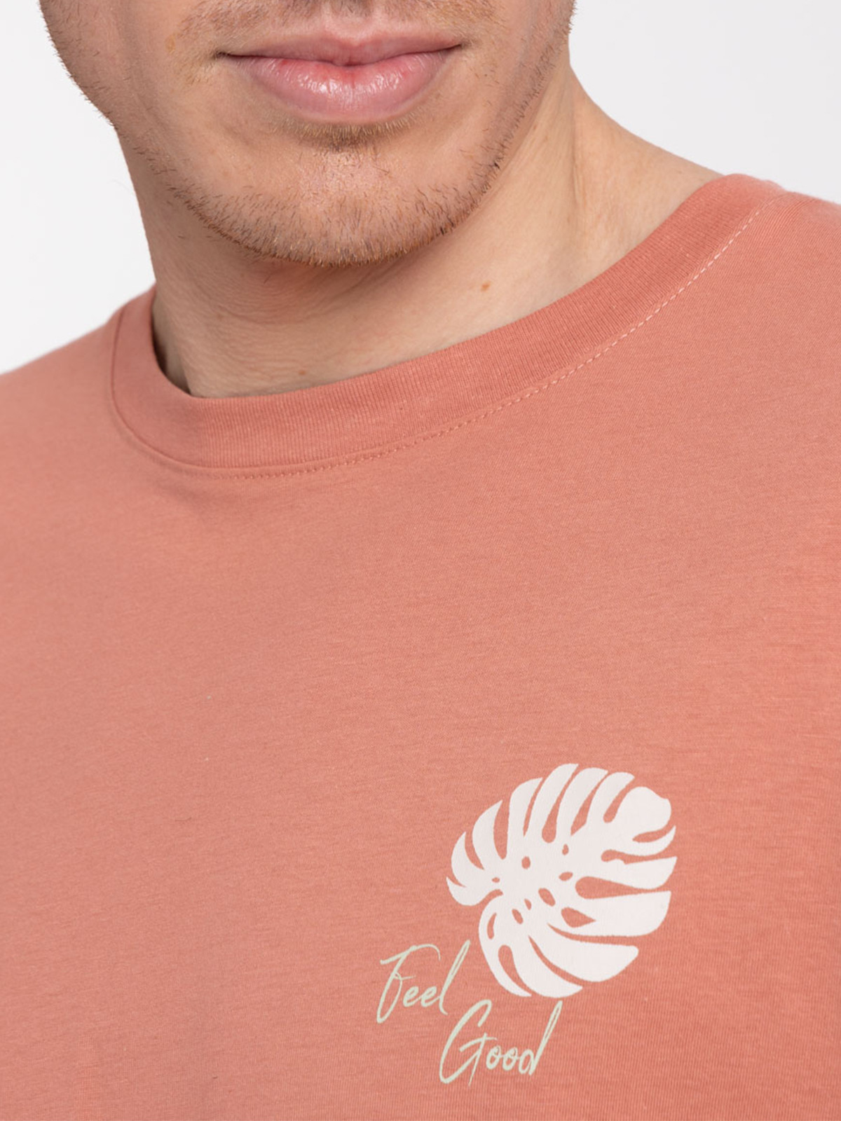 T-shirt motif paysage dos homme