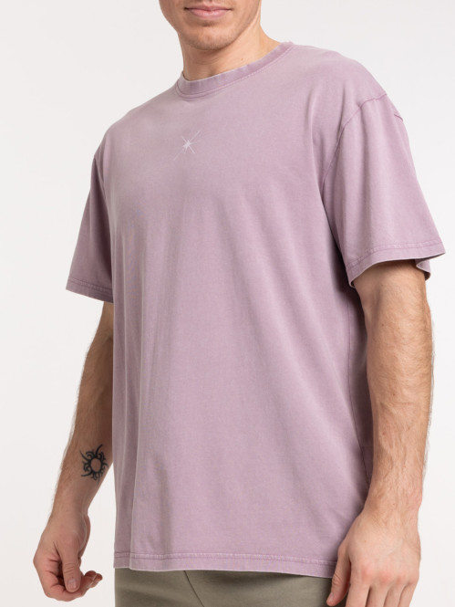 T-shirt imprimé dos violet...