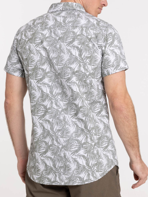 Chemisette imprimée végétal...