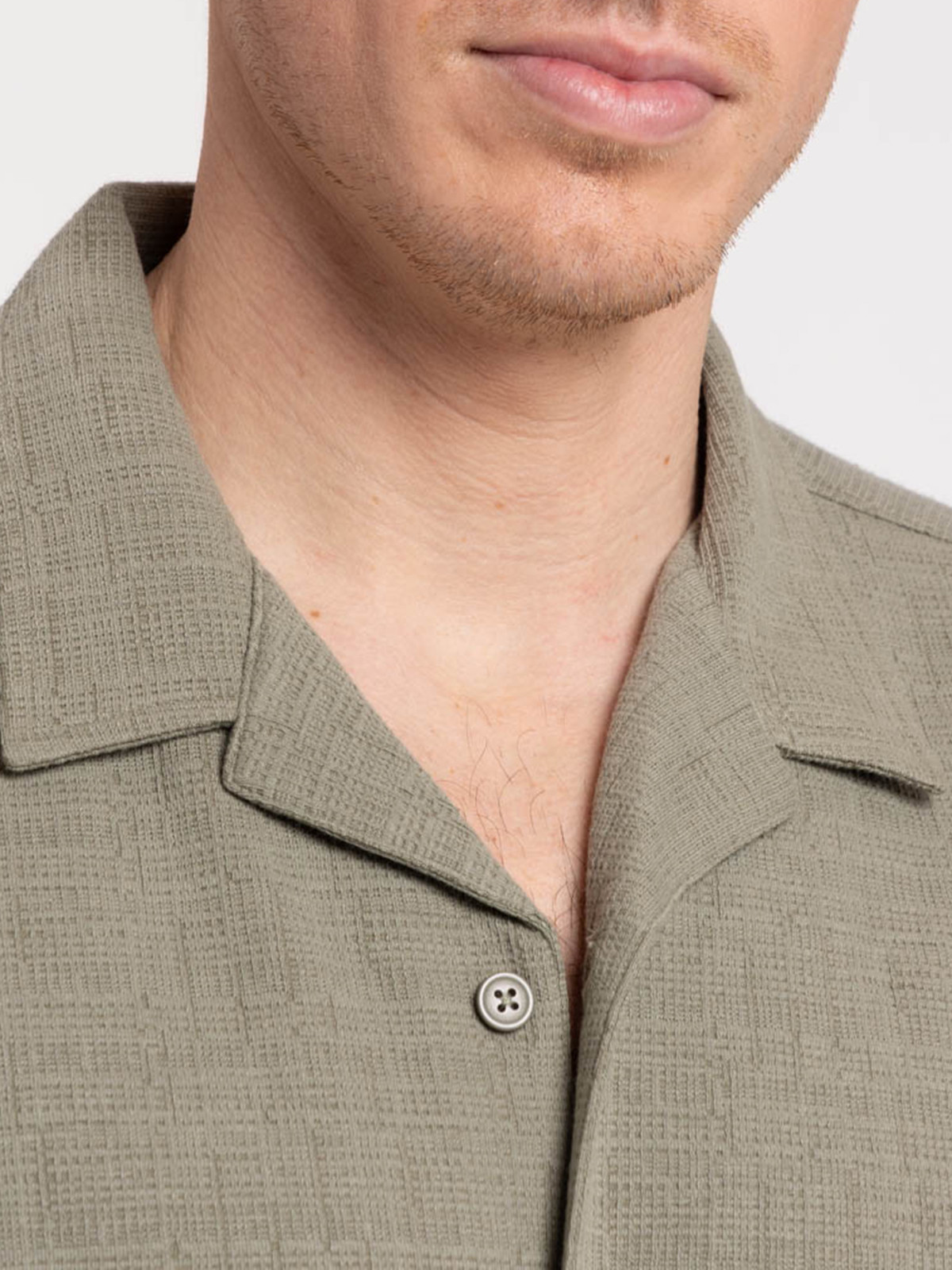 Chemisette homme coloris tilleul Chemisette homme coloris tilleul