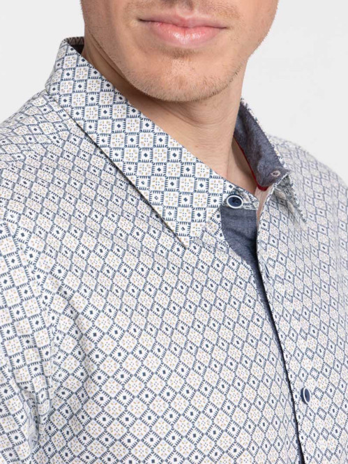 Chemise motif all over homme