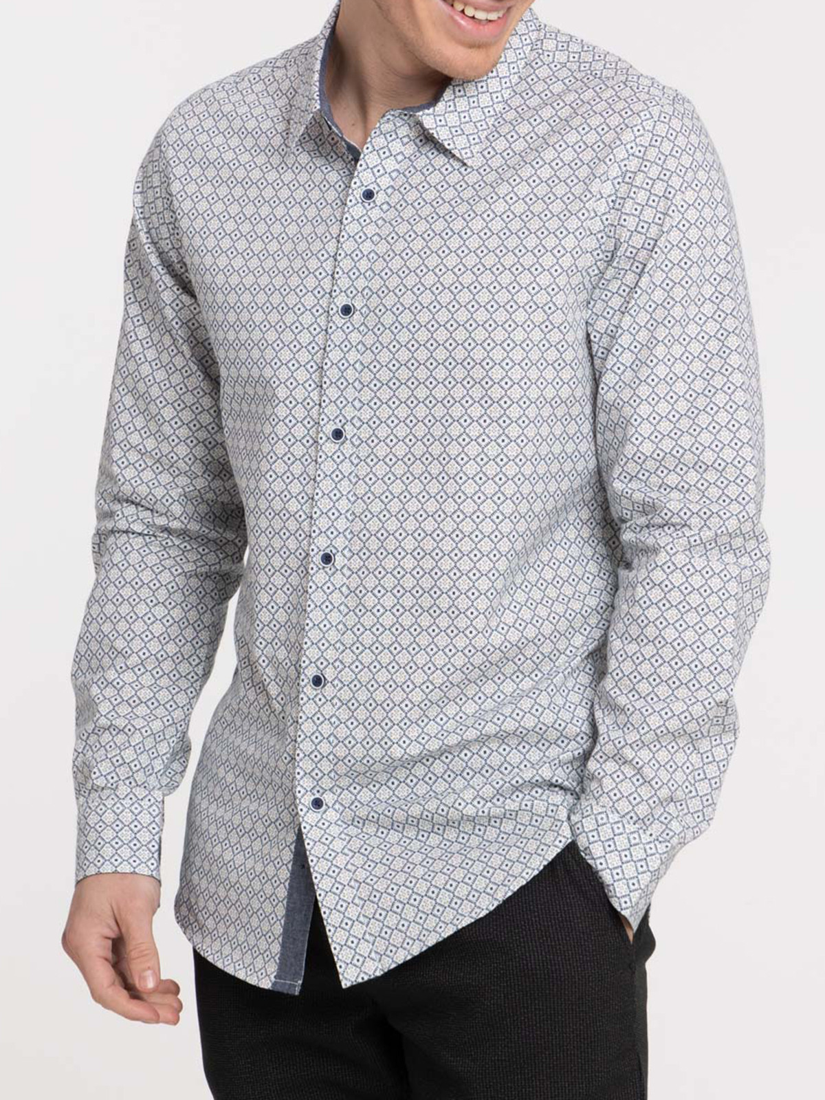 Chemise motif all over homme