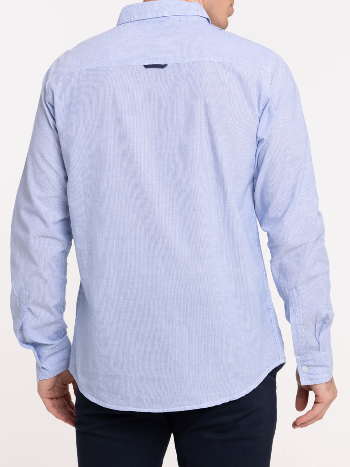 Chemise coton manches longues homme