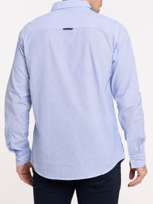 Chemise coton manches...