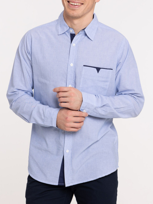 Chemise coton manches...