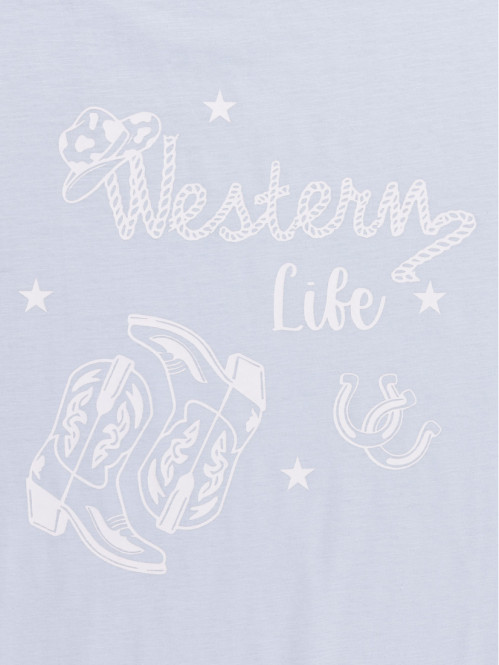 Tee-shirt Western life...