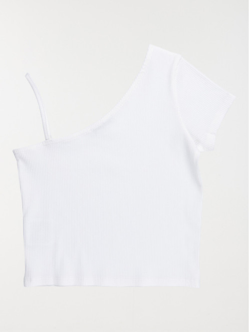 T-shirt fille bretelle et...