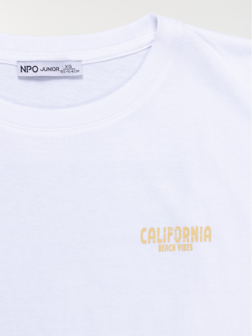T-shirt blanc California...