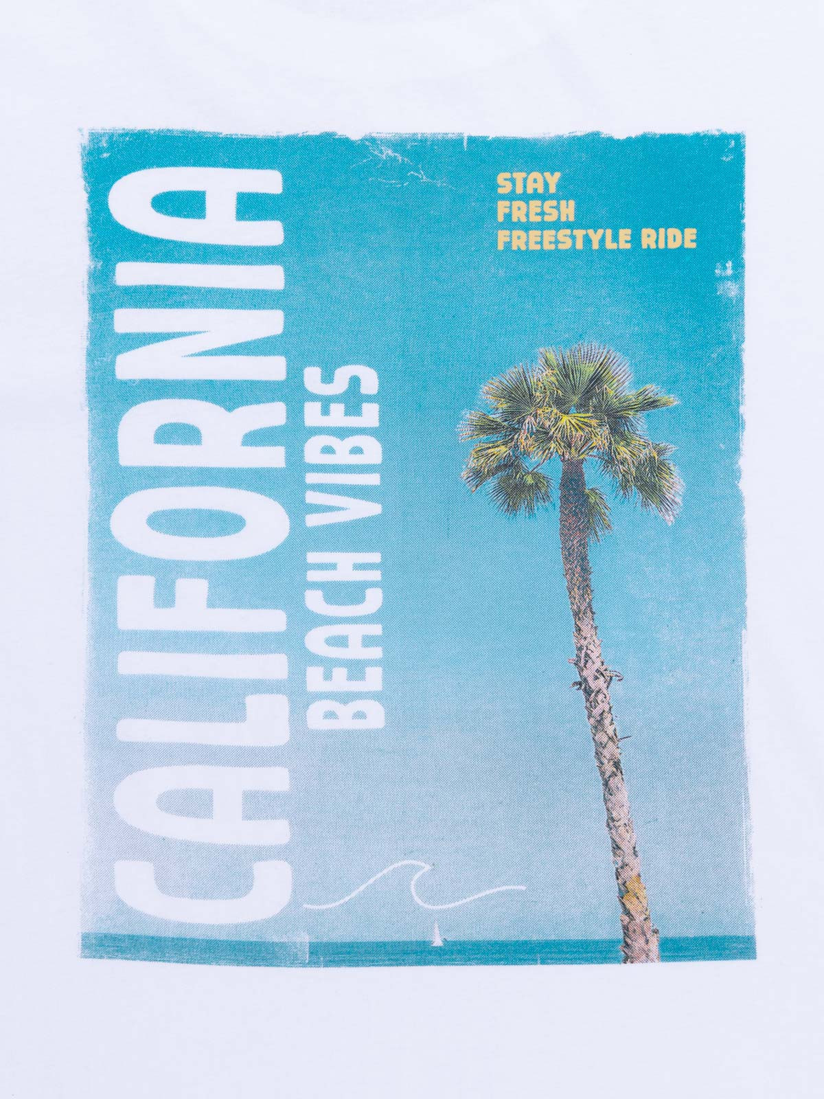 T-shirt blanc California garçon (XXS-M) T-shirt blanc California garçon (XXS-M)