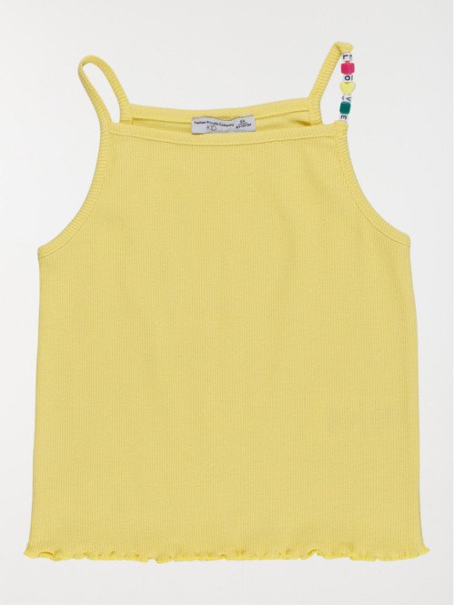 Débardeur fille côtelé (3-12A)