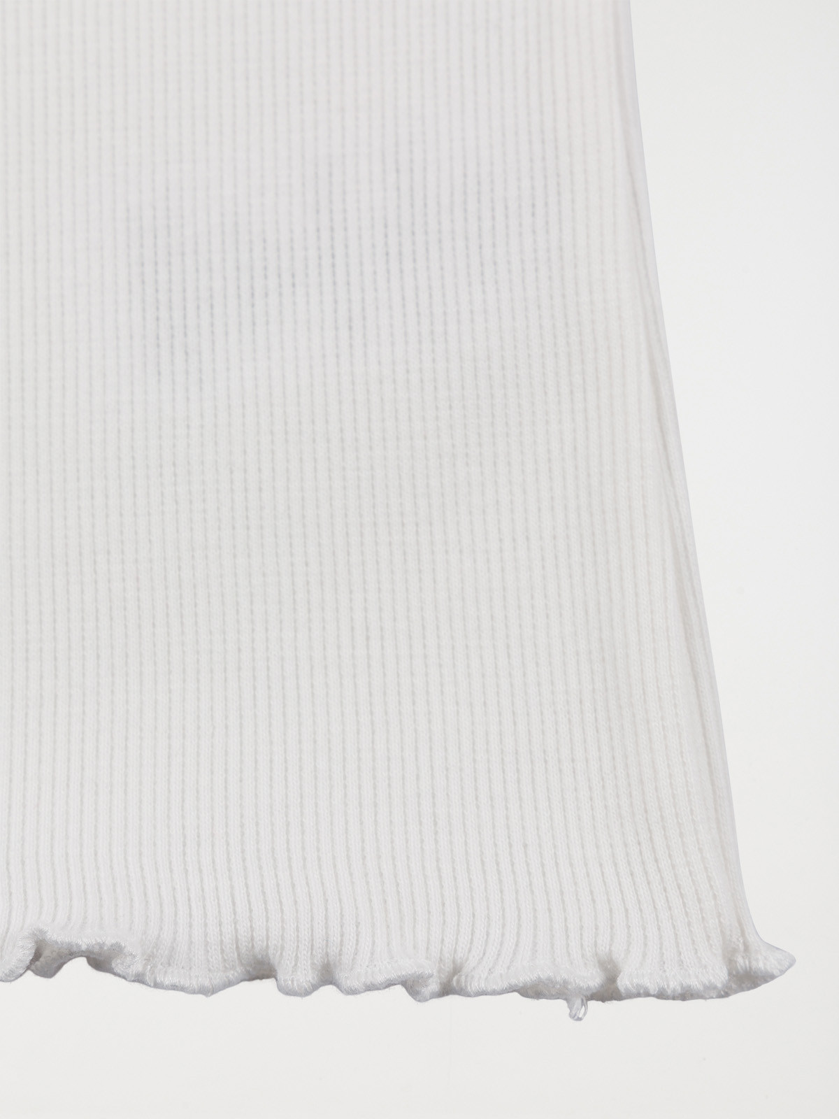 Débardeur fille côtelé écru (3-12)