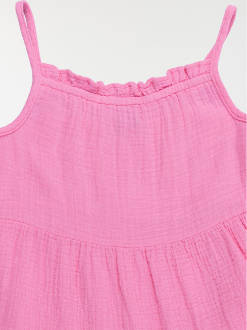 Robe double gaz de coton...