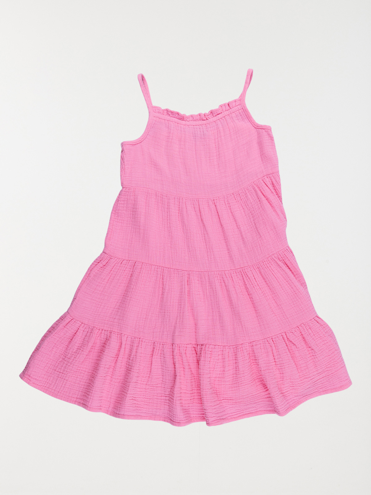 Robe double gaz de coton fille (3-12A)