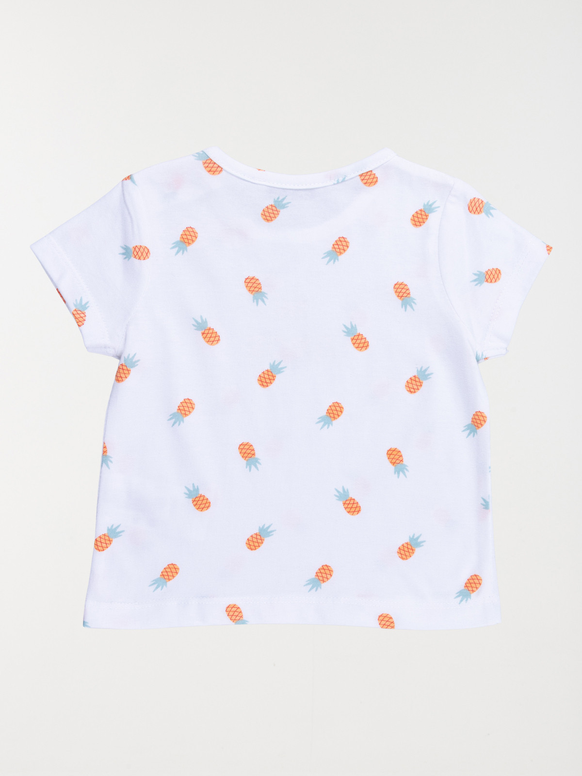 T-shirt blanc Mi amor fille (3-36M)
